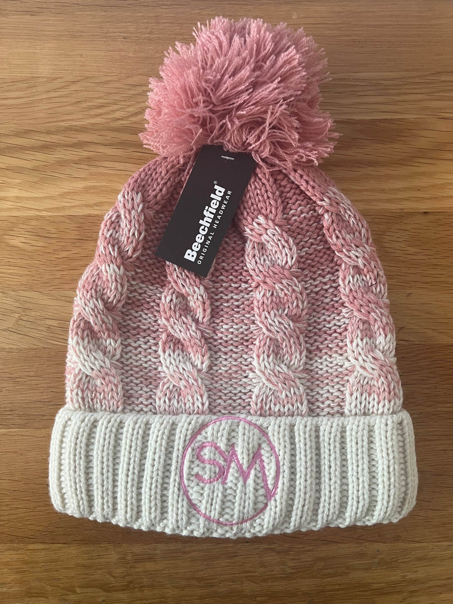 SM Fleece Lined Thermal Beanie - Strawberries & Cream